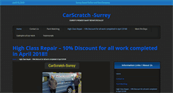 Desktop Screenshot of carscratch-surrey.co.uk