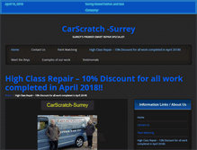 Tablet Screenshot of carscratch-surrey.co.uk